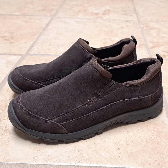 🤎Lands End Kids All Weather Slip On Shoe- Spice Brown, Size 3 - Picture 3 of 9